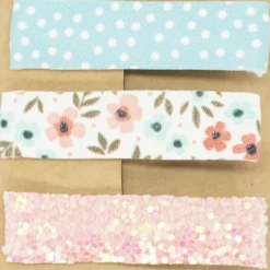 Pack 3 pinzas combinadas flor