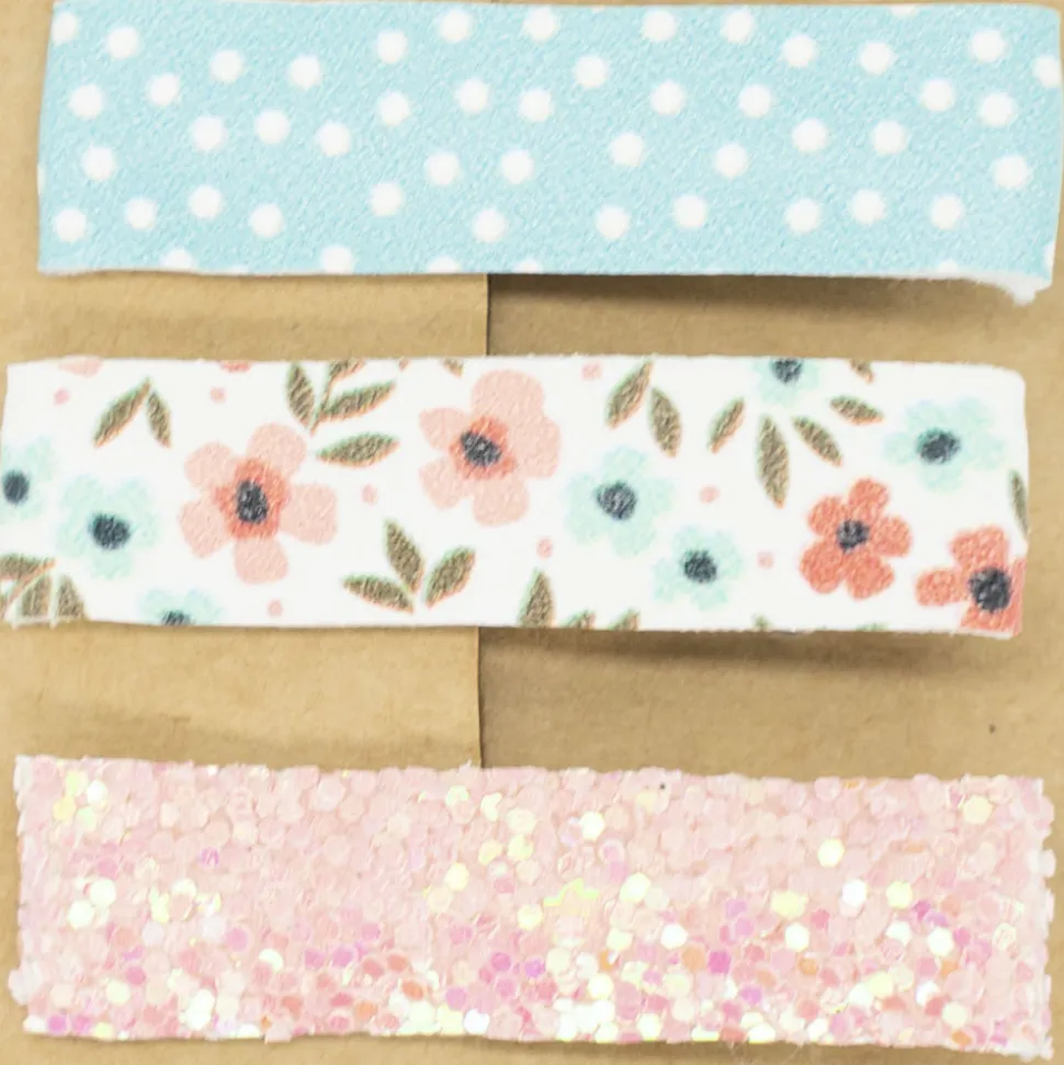 Pack 3 pinzas combinadas flor