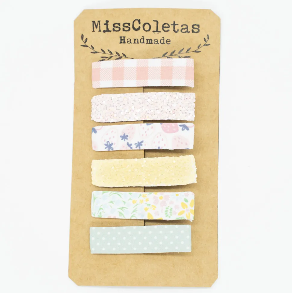Pack 6 pinzas combinadas fresas