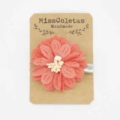 Pinza flor coral