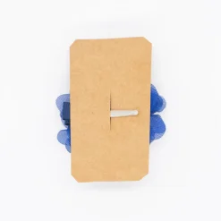 Pinza flor tul azulón
