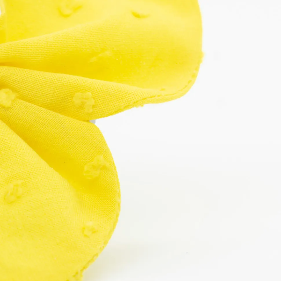 Pinza mariposa amarillo canario plumeti