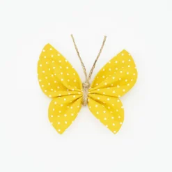 Pinza mariposa amarillo topos
