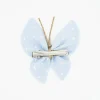 Pinza mariposa azul celeste plumeti