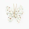 Pinza mariposa flores marrón