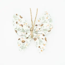 Pinza mariposa flores marrón