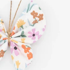 Pinza mariposa flores multicolor