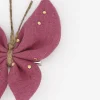 Pinza mariposa frambuesa topos oro