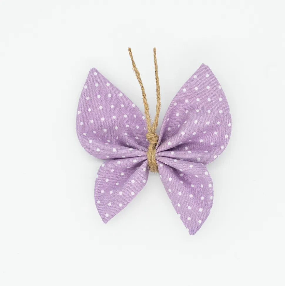 Pinza mariposa malva topos