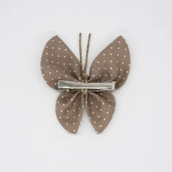 Pinza mariposa marrón topos