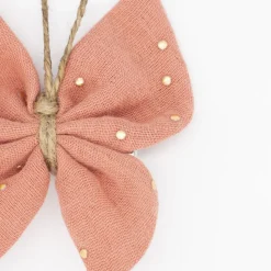 Pinza mariposa naranja terracota topos oro