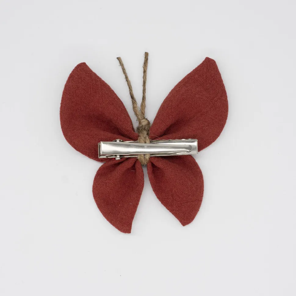 Pinza mariposa rojo caldera rústico