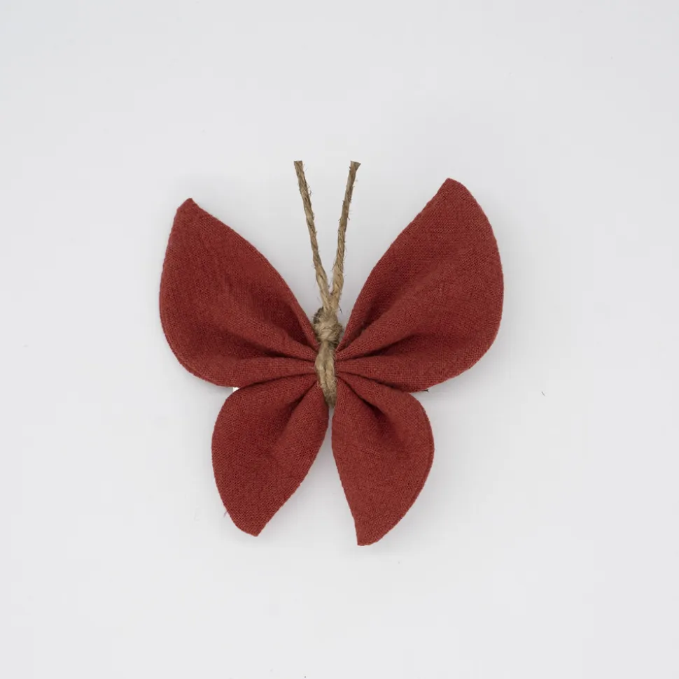 Pinza mariposa rojo caldera rústico