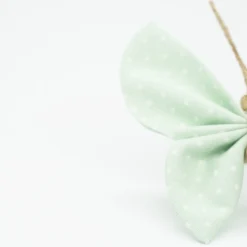 Pinza mariposa verde mint topos