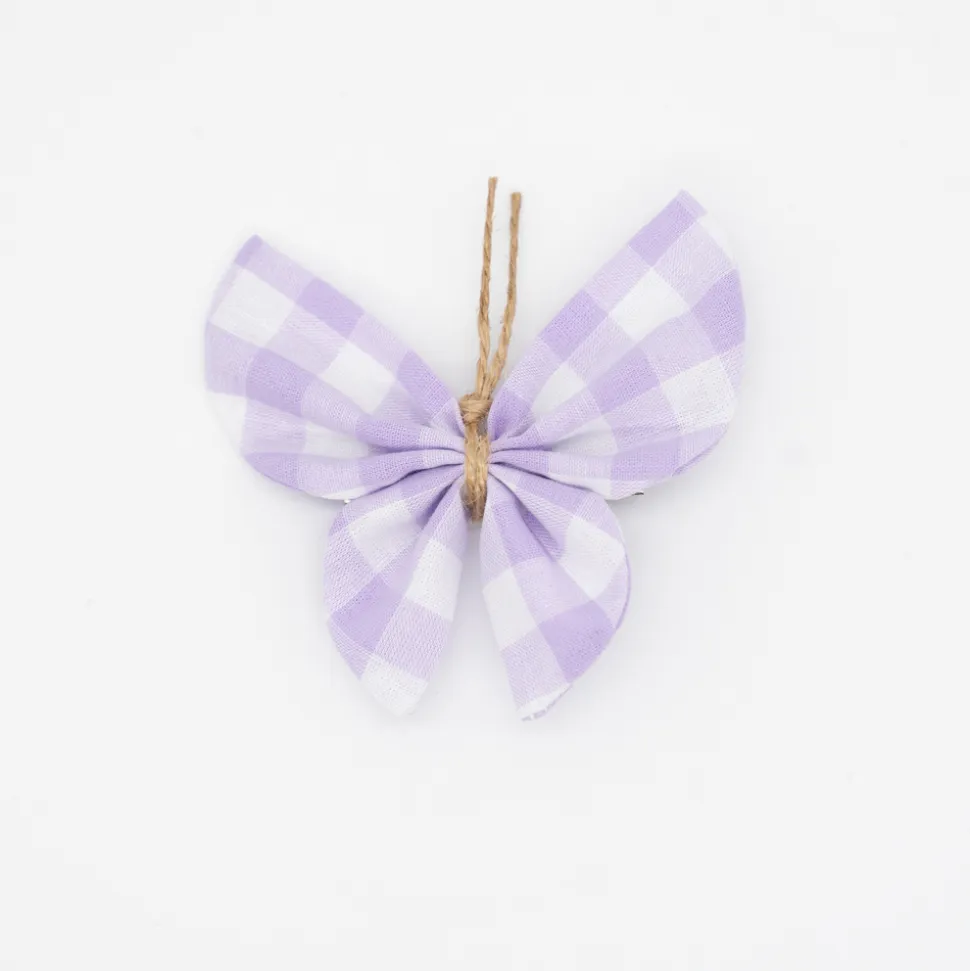 Pinza mariposa vichy malva