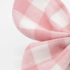 Pinza mariposa vichy rosa